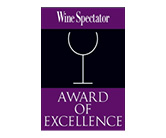 Wine Spectator Award of Excellence 2017